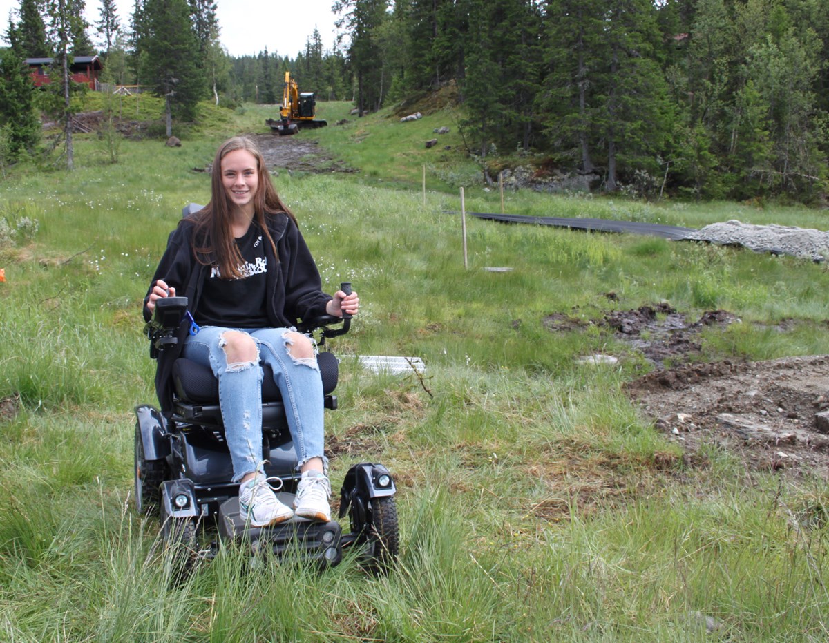 Thea Øen er løypesjef for Mountain Rally Rullestol.