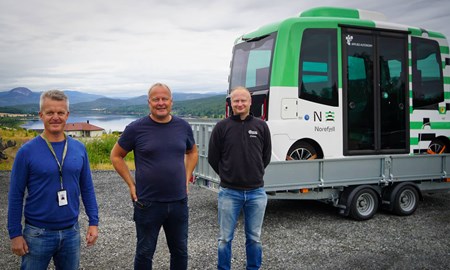 Nå vil du møte denne autonome bussen i Eggedal